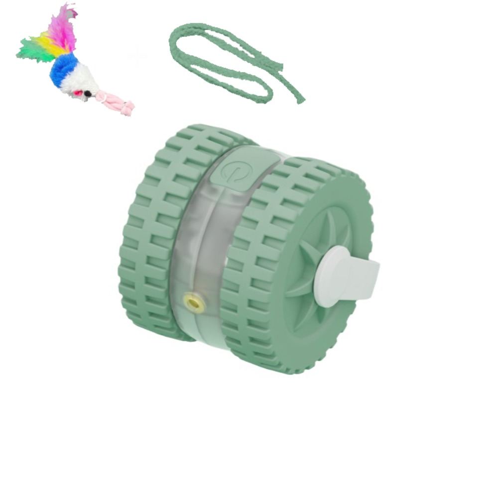 Automatic Moving Dog Ball - Fare Kuyruğu Tasarımlı, Kızılötesi Lazerli, Sessiz,