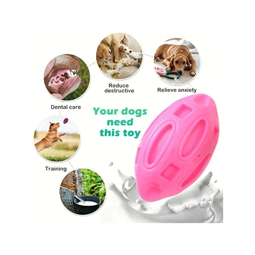 1 adet Kırılmaz Gıcırtılı Rugb - Indestructible Dog Chew Toy incelemesi ve fiyatı