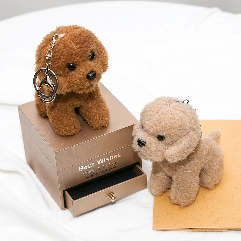 Yeni 12 cm Sevimli Teddy Köpek - Interactive Squeaky Plush Dog Toy incelemesi ve fiyatı
